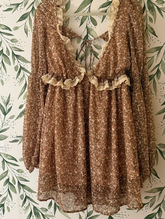 Free People Dresses & Skirts - Free People “Pennie” Printed Babydoll Dress